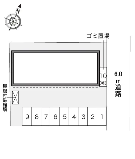 ★手数料０円★新潟市北区白新町４丁目　月極駐車場（LP）